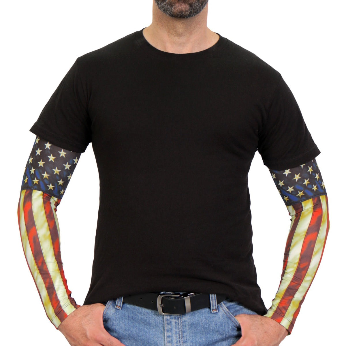Hot Leathers Vintage Flag Arm Sleeve