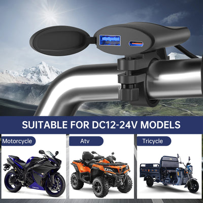 Waterproof Motorcycle USB 30W Charger