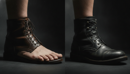 Wide-Fit Iron Reign Skull Boots + Free Leg Bag
