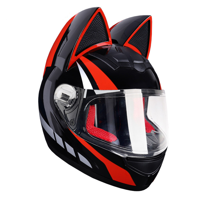 ALR™ Cat Ear Motorcycle Helmet