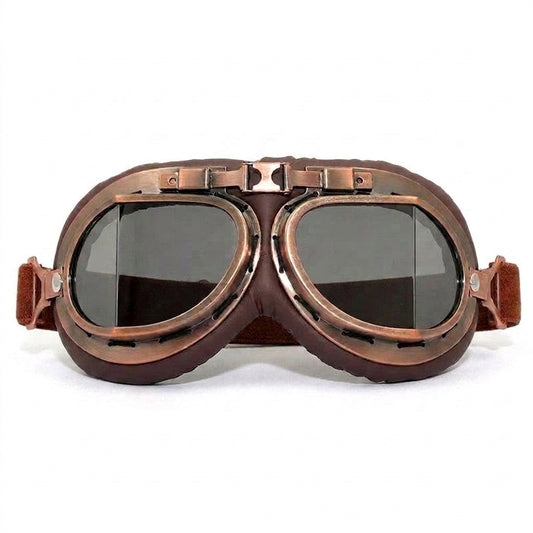Motorcycle Accessory - Vintage Motor Protective Gear Glasses Pilot Gog