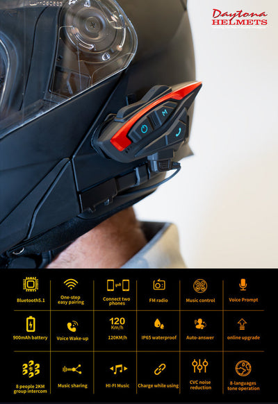Daytona Bluetooth Headset for Helmet 1.0