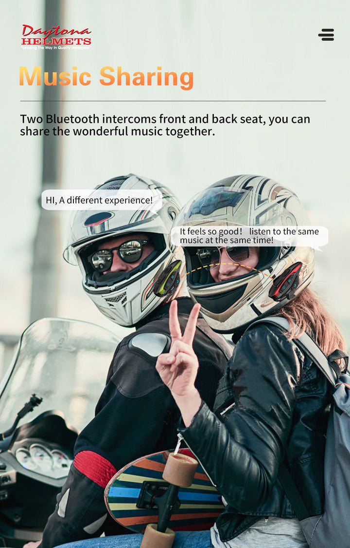 Daytona Bluetooth Headset for Helmet 1.0