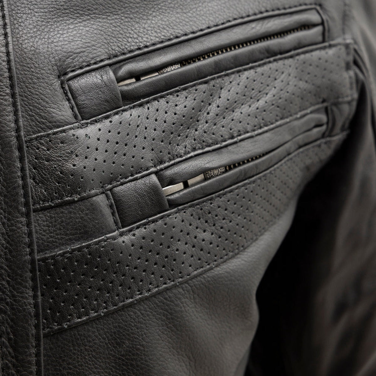 First Manufacturing BiTurbo - Men's Leather Motorcycle Jacket