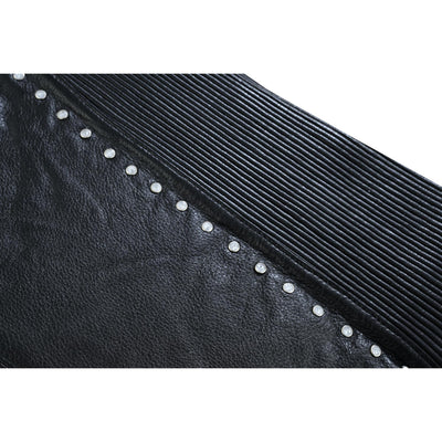 Biker Babe Women’s Studded Leather Motorcycle Vest