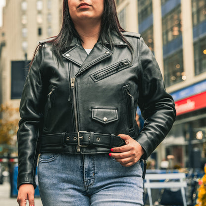 Bikerlicious - Women's Motorcycle Leather Jacket Women's Leather Jacket Jackets