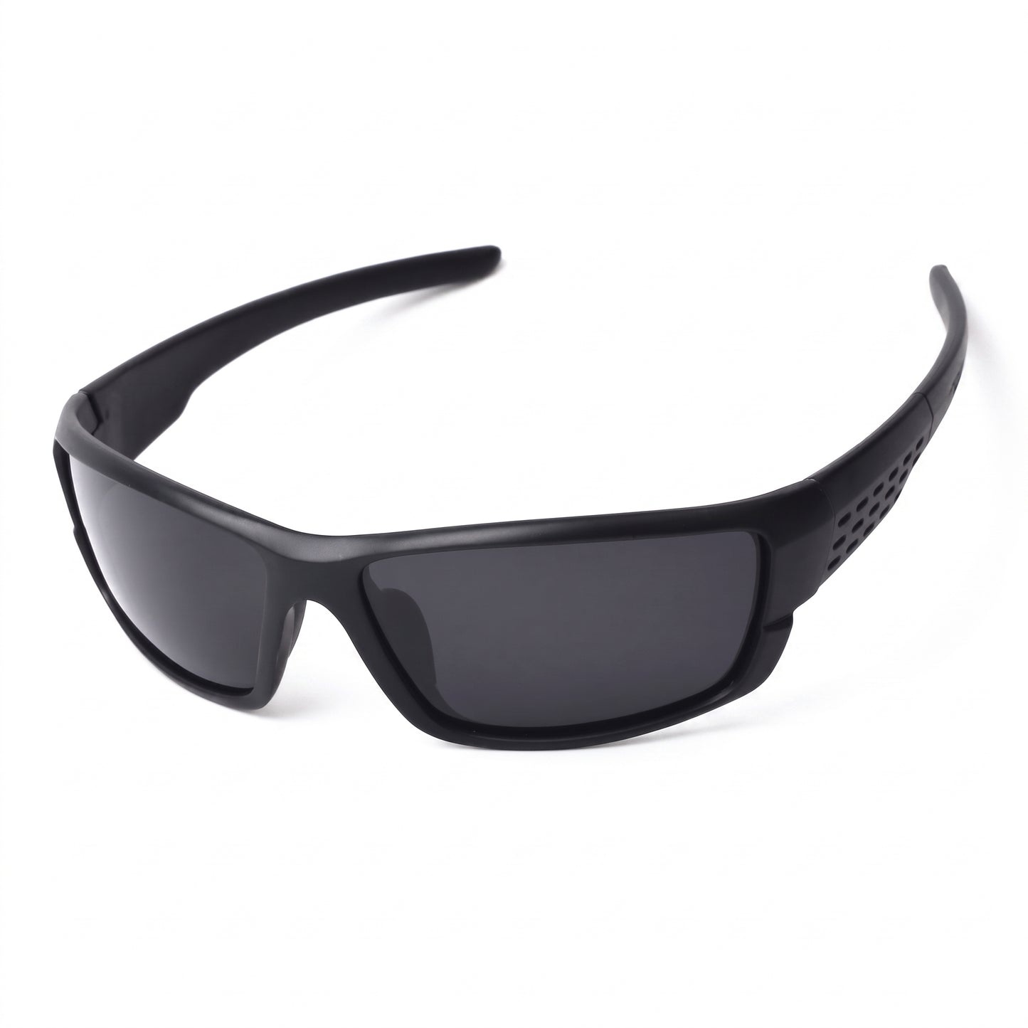 Motorcycle Accessory - TAGION Black Plastic Polarized Sunglasses Men O