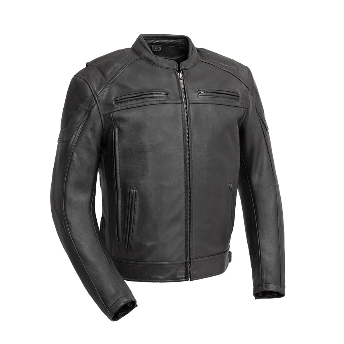 First Manufacturing Chaos - Men's Motorcycle Leather Jacket