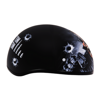 Daytona D.O.T Skull Cap - w/Come and Get 'Em Helmet