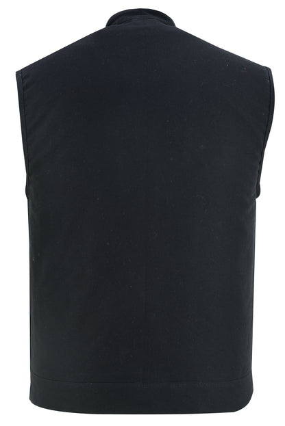 Men's Modern Utility Style Canvas Vest