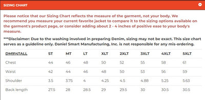 Daniel Smart Men's Ten Pocket Denim Utility Vest - Tall