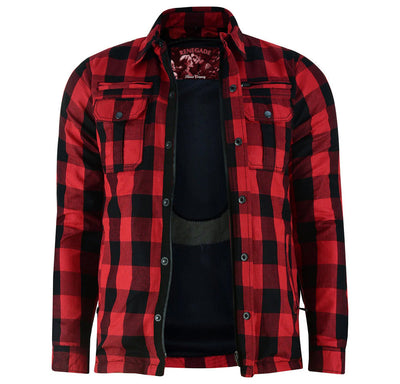 Daniel Smart Armored Flannel Shirt - Red