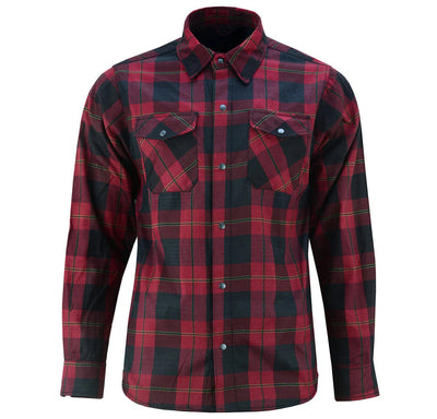 Flannel Shirt - Red and Black