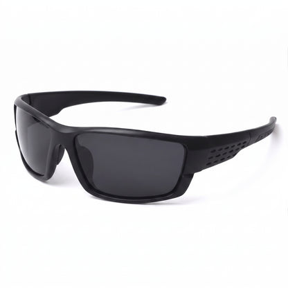 Motorcycle Accessory - TAGION Black Plastic Polarized Sunglasses Men O