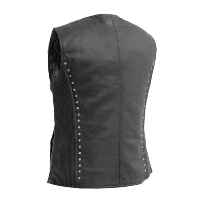 First Manufacturing Diana - Women's Motorcycle Leather Vest