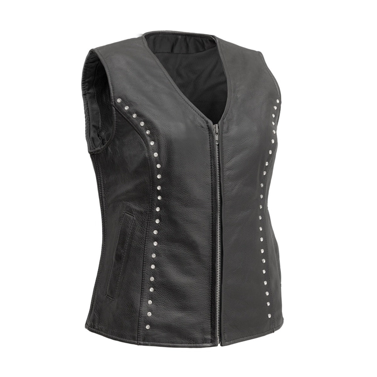 First Manufacturing Diana - Women's Motorcycle Leather Vest