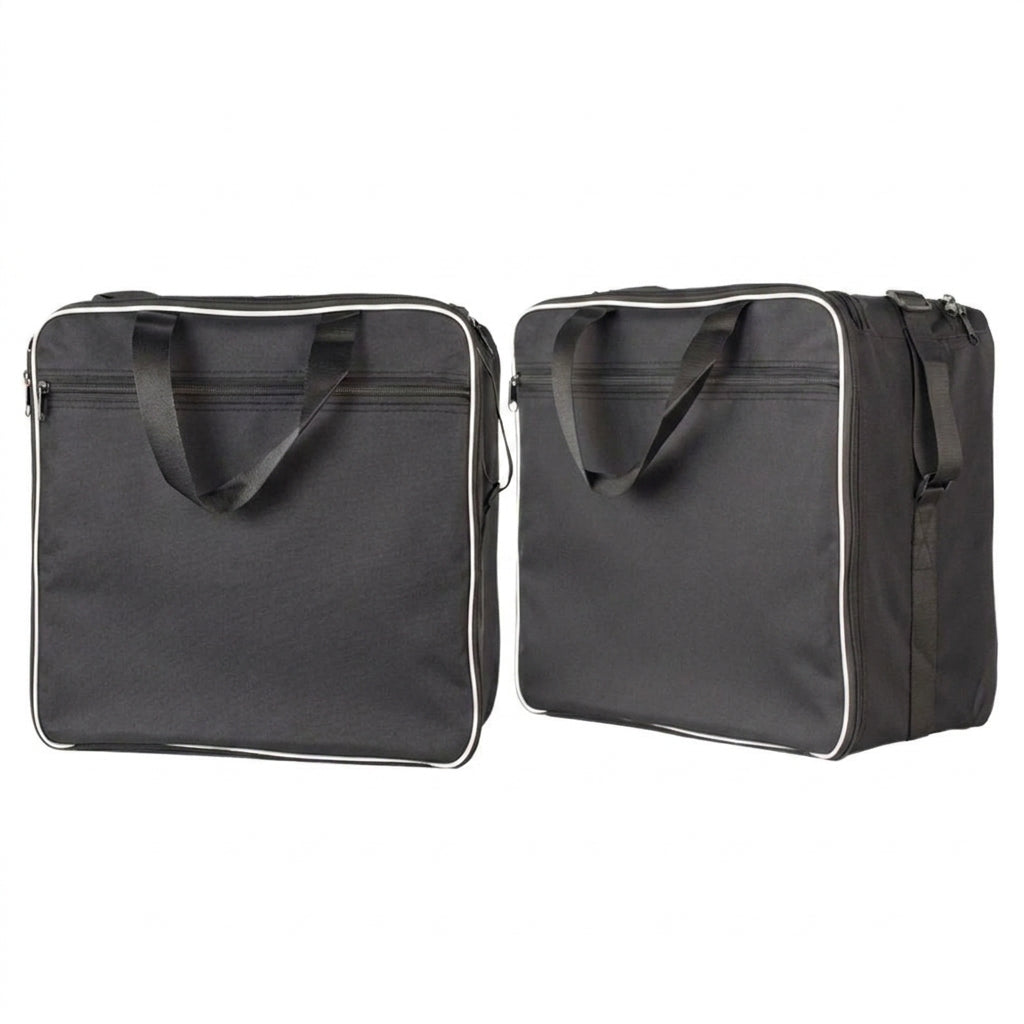 Leather Motorcycle Bag - Adv Black Inner Bags Motor Saddle Bag Adventu