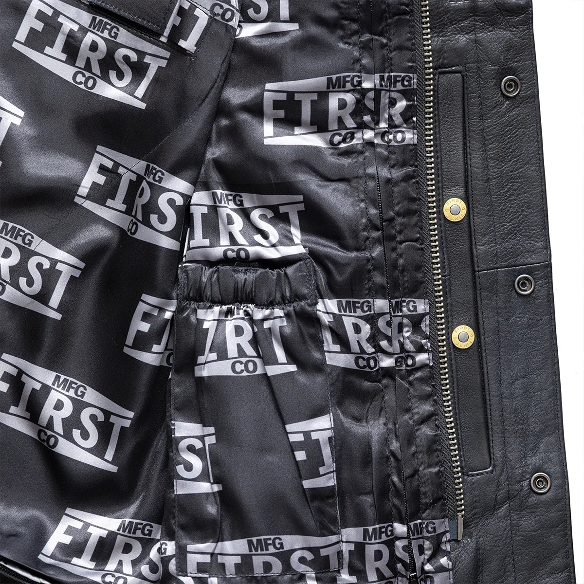 FMCo Men's Signature Leather Vest Men's Leather Vest Vests
