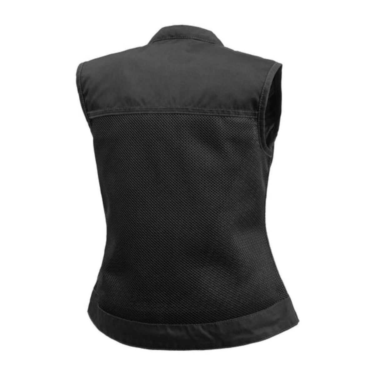 First Manufacturing Jessica - Women's Motorcycle Moto Mesh Vest, Black