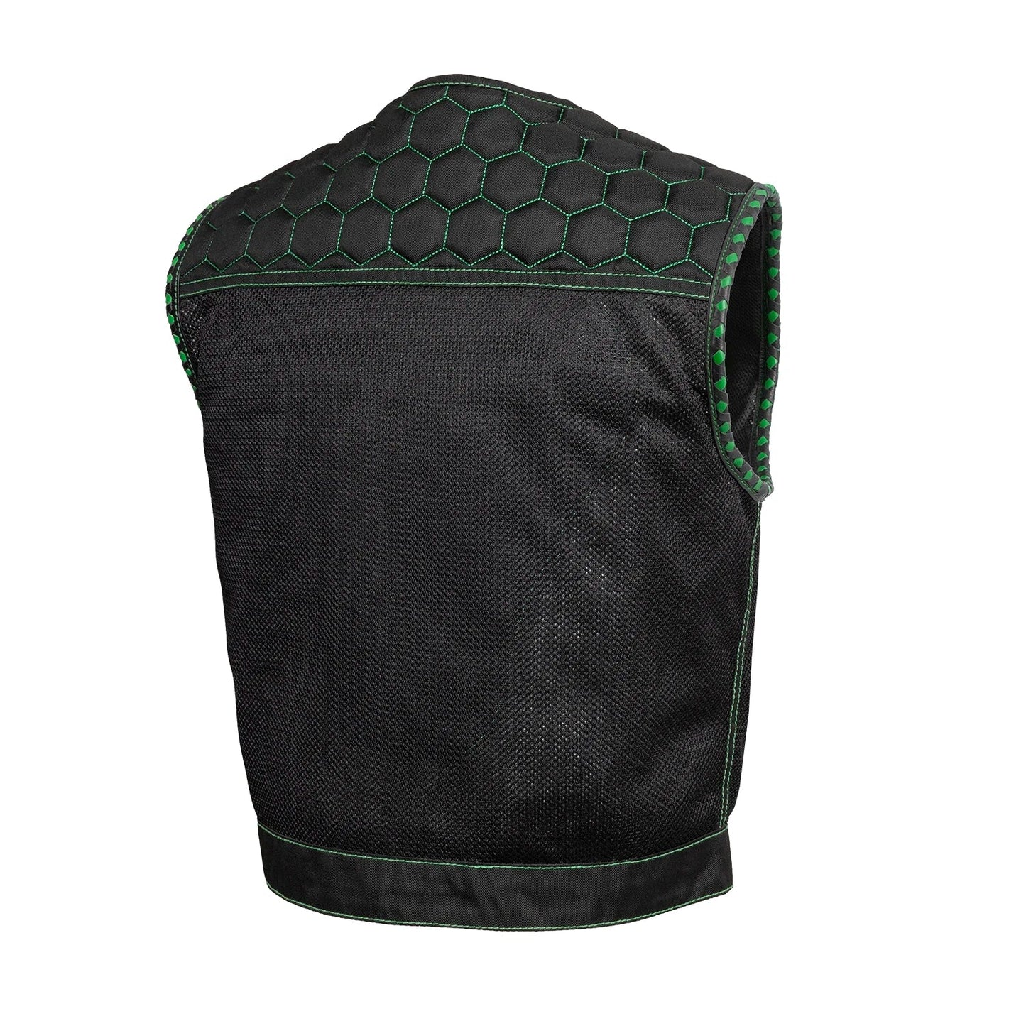 Lowside Hornet Moto Mesh Men's Club Style Vest Men's Moto Mesh Vest Vests