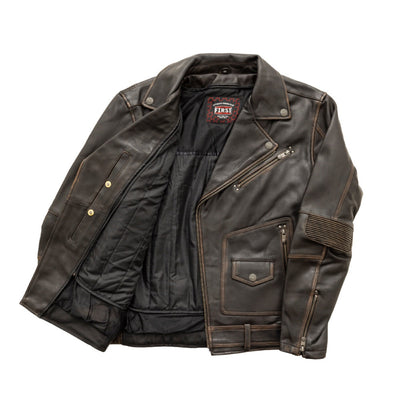 First Manufacturing Wrath - Men's Motorcycle Leather Jacket