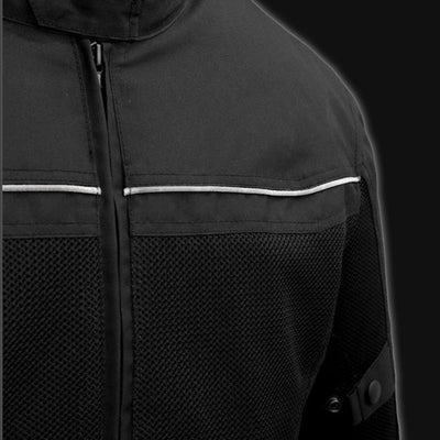 First Manufacturing Venture - Men's Cordura Textile Jacket, Black