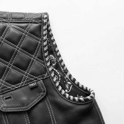 Sinister - Men's Motorcycle Leather Vest Men's Leather Vest Vests