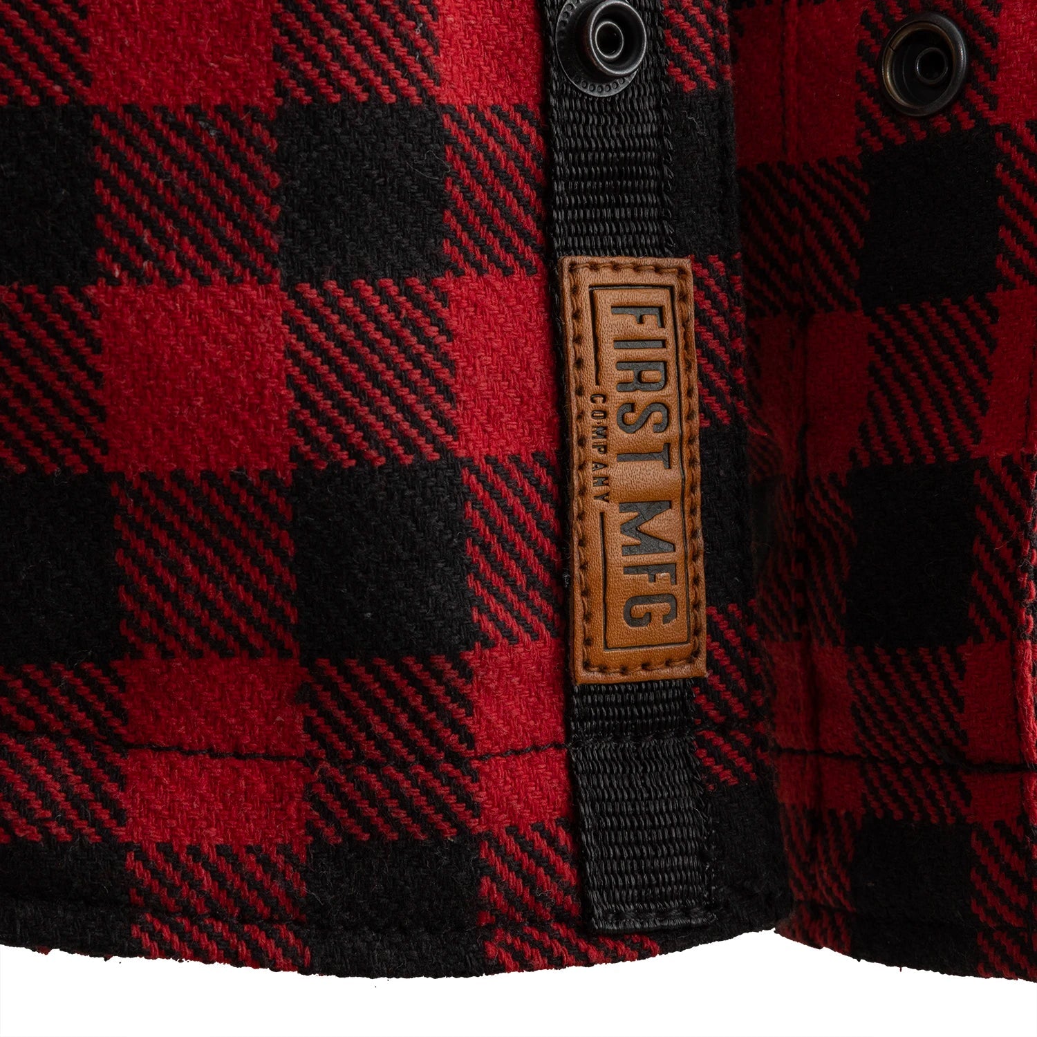 Canvas Moto Flannel Men's Shirt First Manufacturing Company
