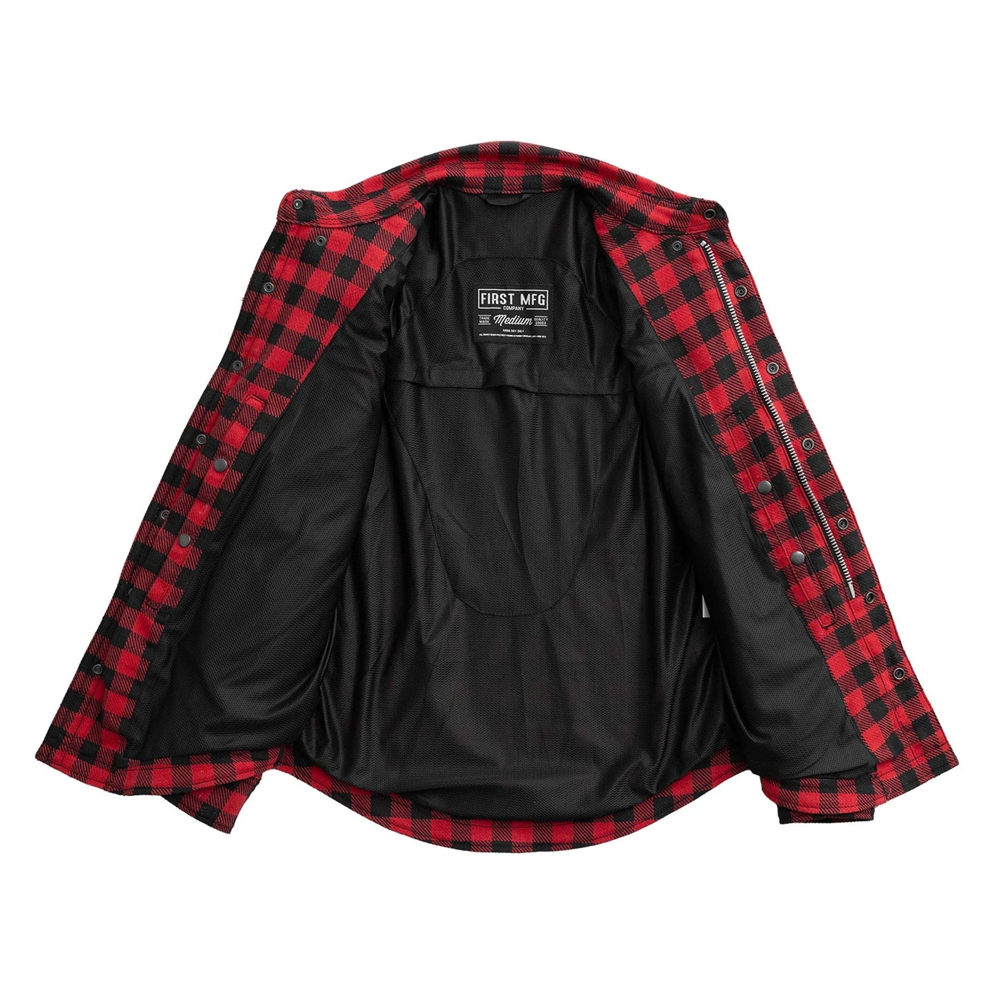 Canvas Moto Flannel Men's Shirt First Manufacturing Company