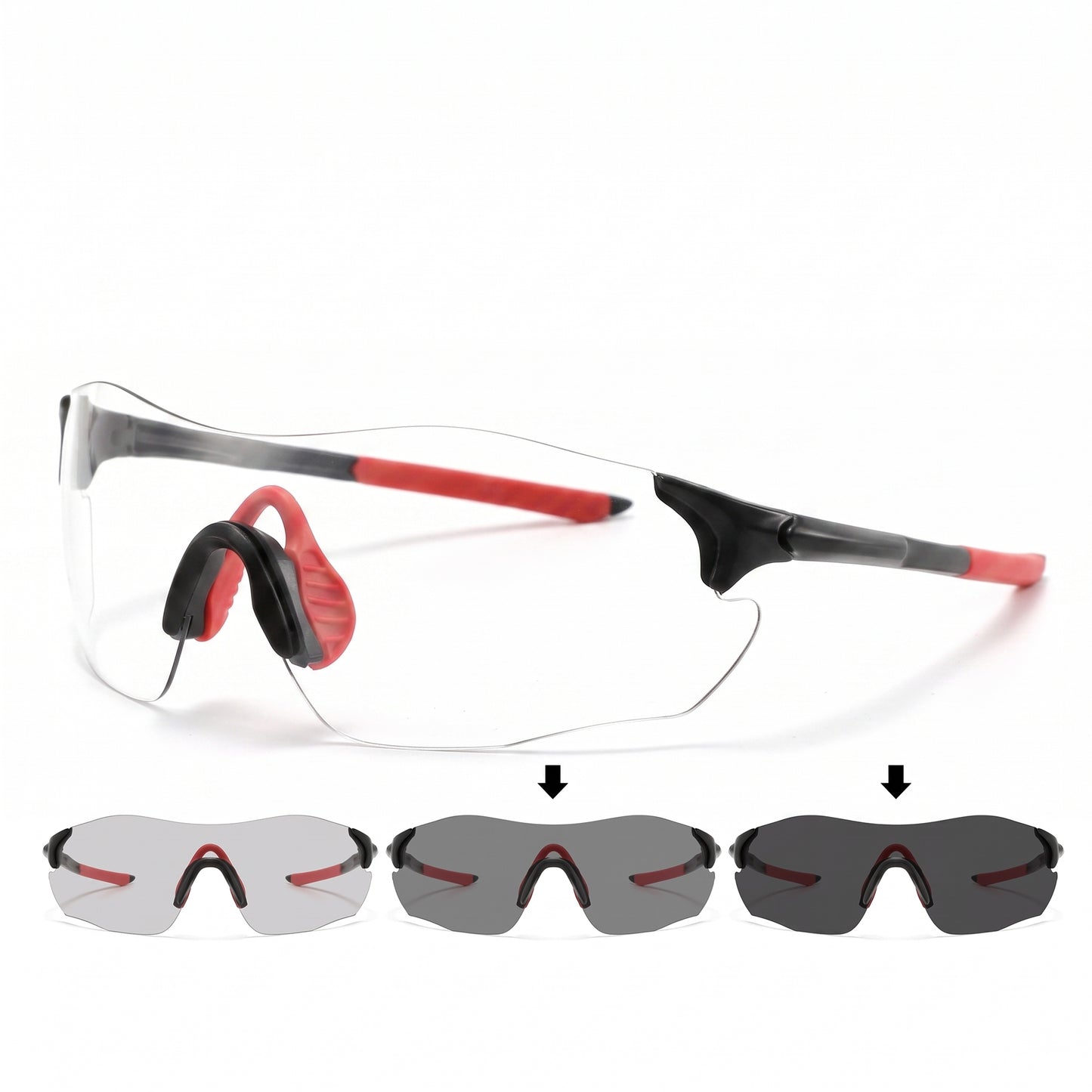Motorcycle Accessory - Ultra-Light Photochromic Sports Sunglasses Seam