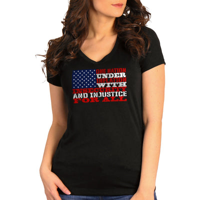 Hot Leathers Ladies One Nation T-Shirt