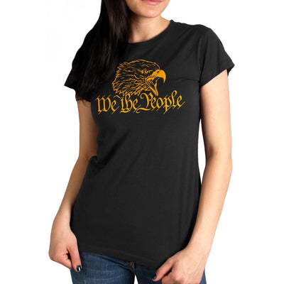 Hot Leathers Ladies We the People T-Shirt