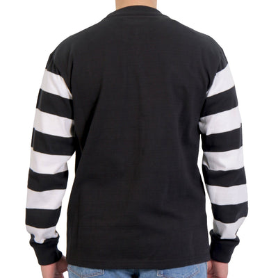 Hot Leathers Men's Striped Jersey Long Sleeve Shirt