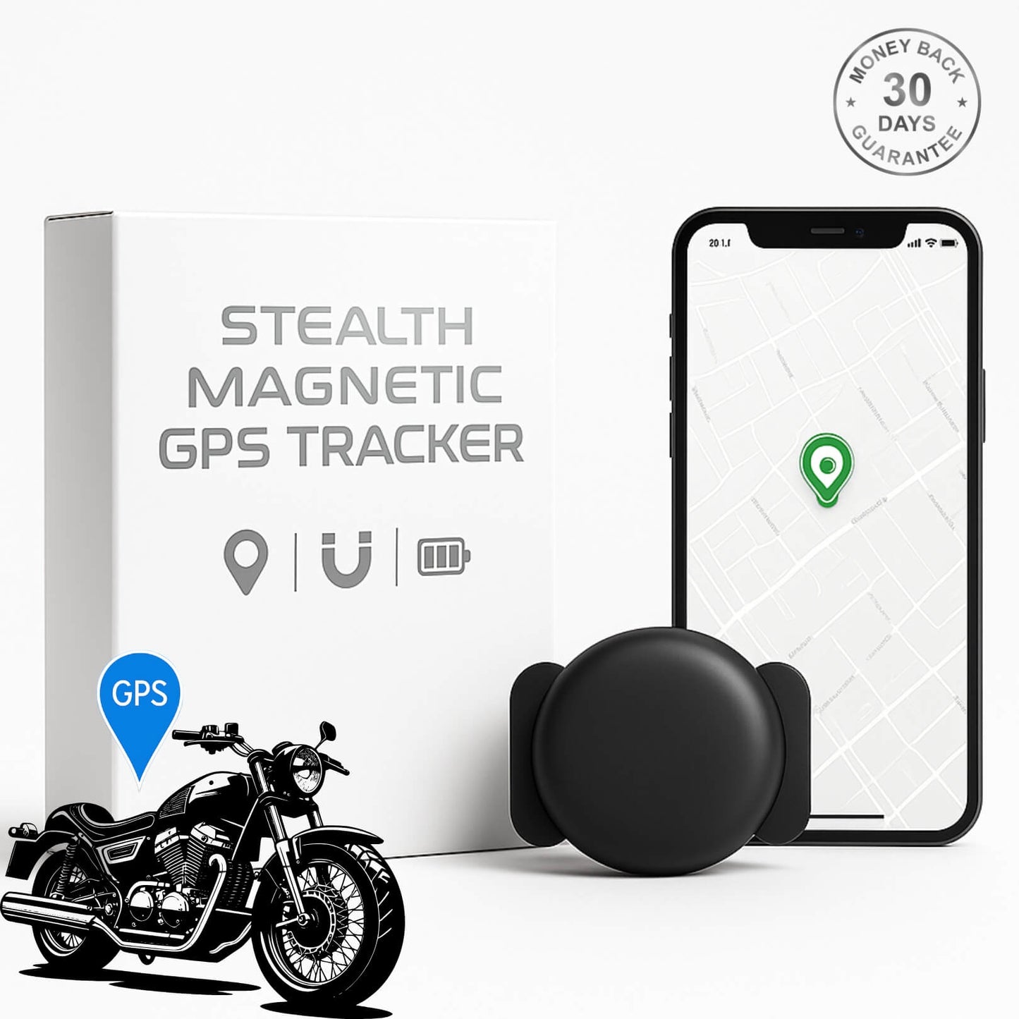 Stealth Magnetic GPS Tracker