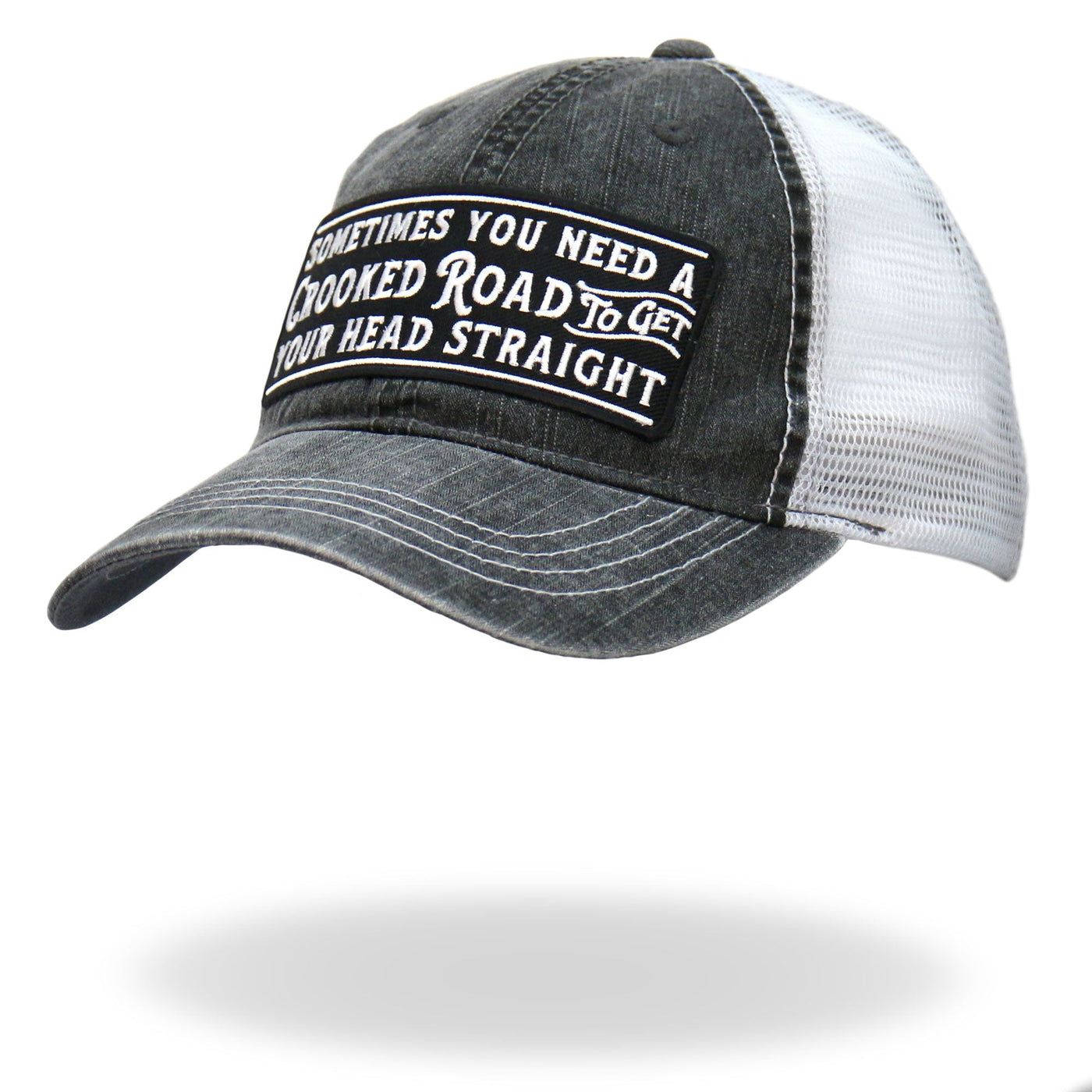 Hot Leathers Crooked Road Trucker Hat