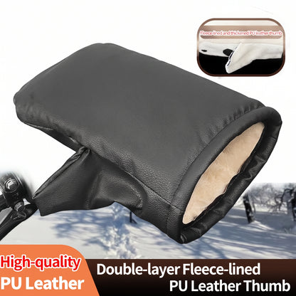 Waterproof Motorcycle Cover - Winter Electric Bike Gloves - Warm Thick