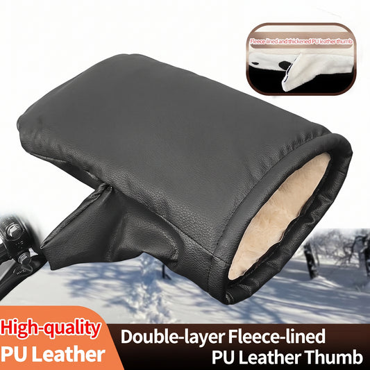 Waterproof Motorcycle Cover - Winter Electric Bike Gloves - Warm Thick