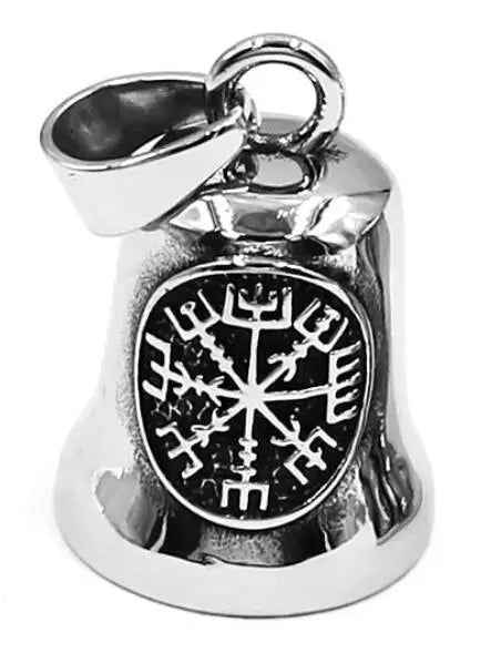 Alr™ Motorcycle Guardian Bell, Viking Vegvisir Compass