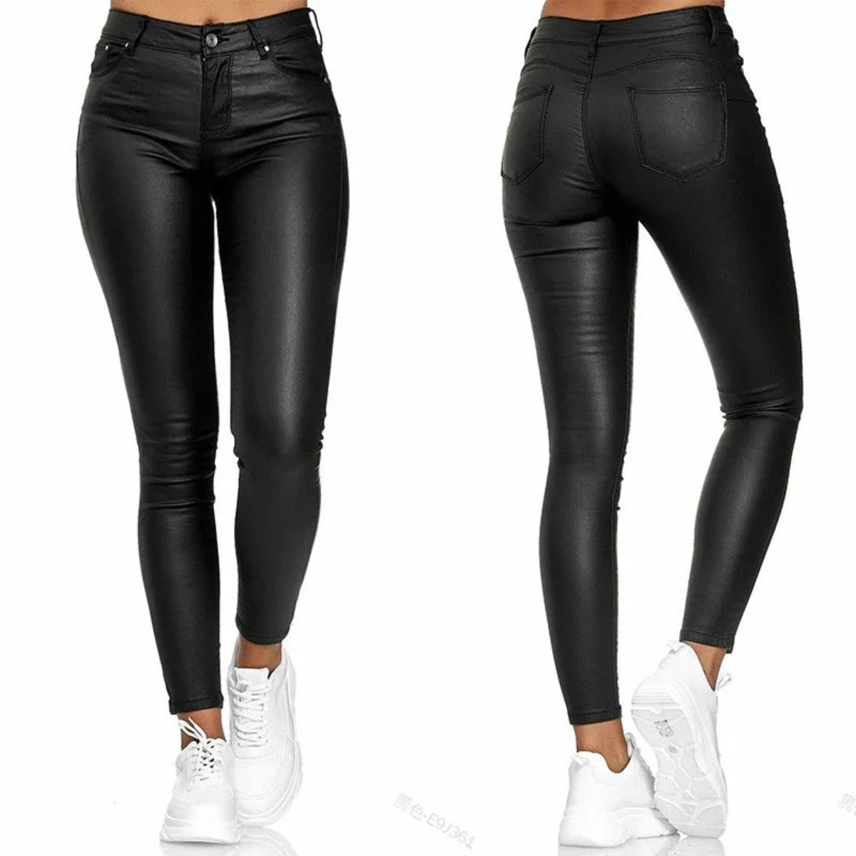 Alr™ Women's Slim Fit Biker Leather Pants