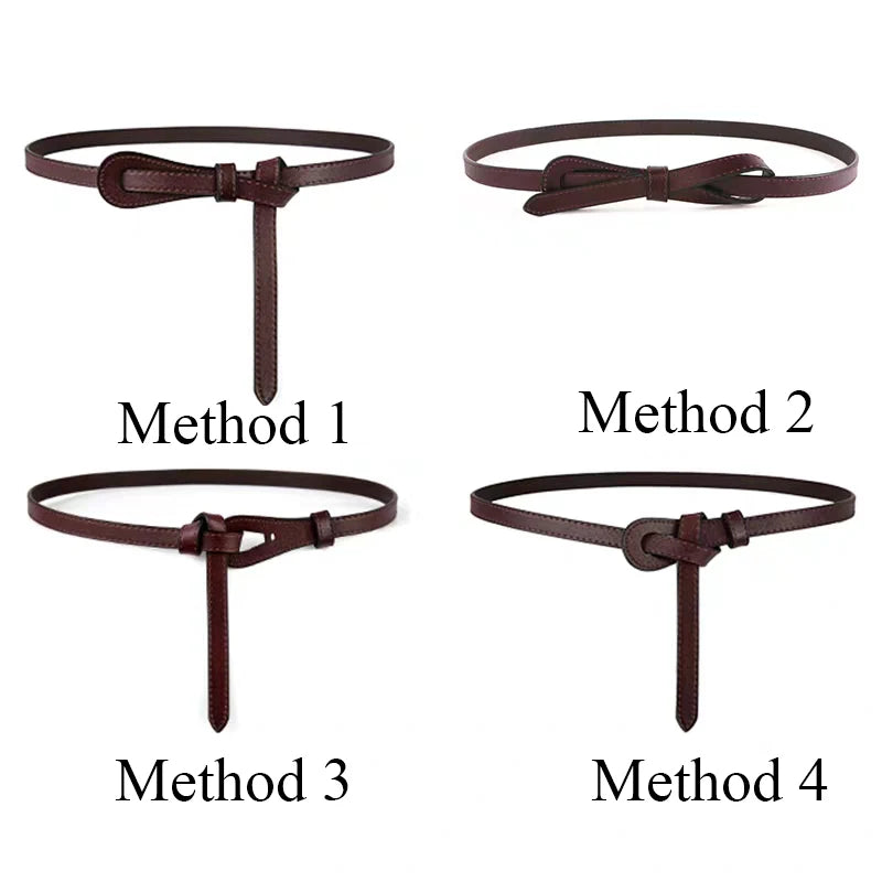 ALR™ Knotted Leather Waist Belt