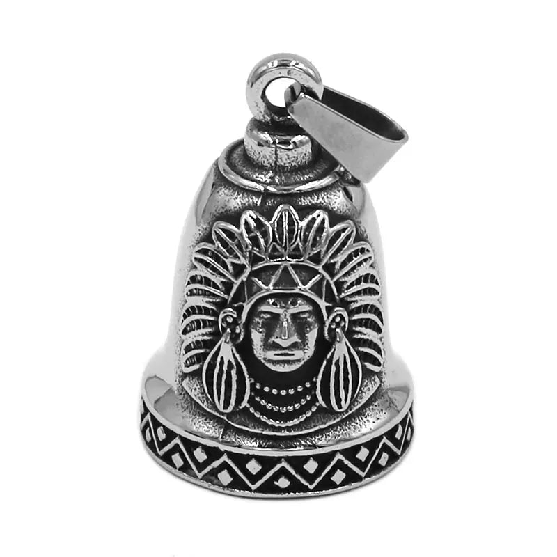 Alr™ Motorcycle Guardian Bell, American Indian Chief