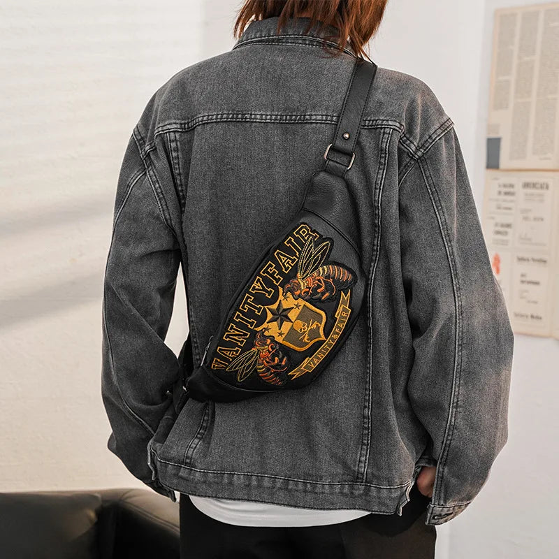 ALR™ Luxury Fashion Embroidery Chest Bag
