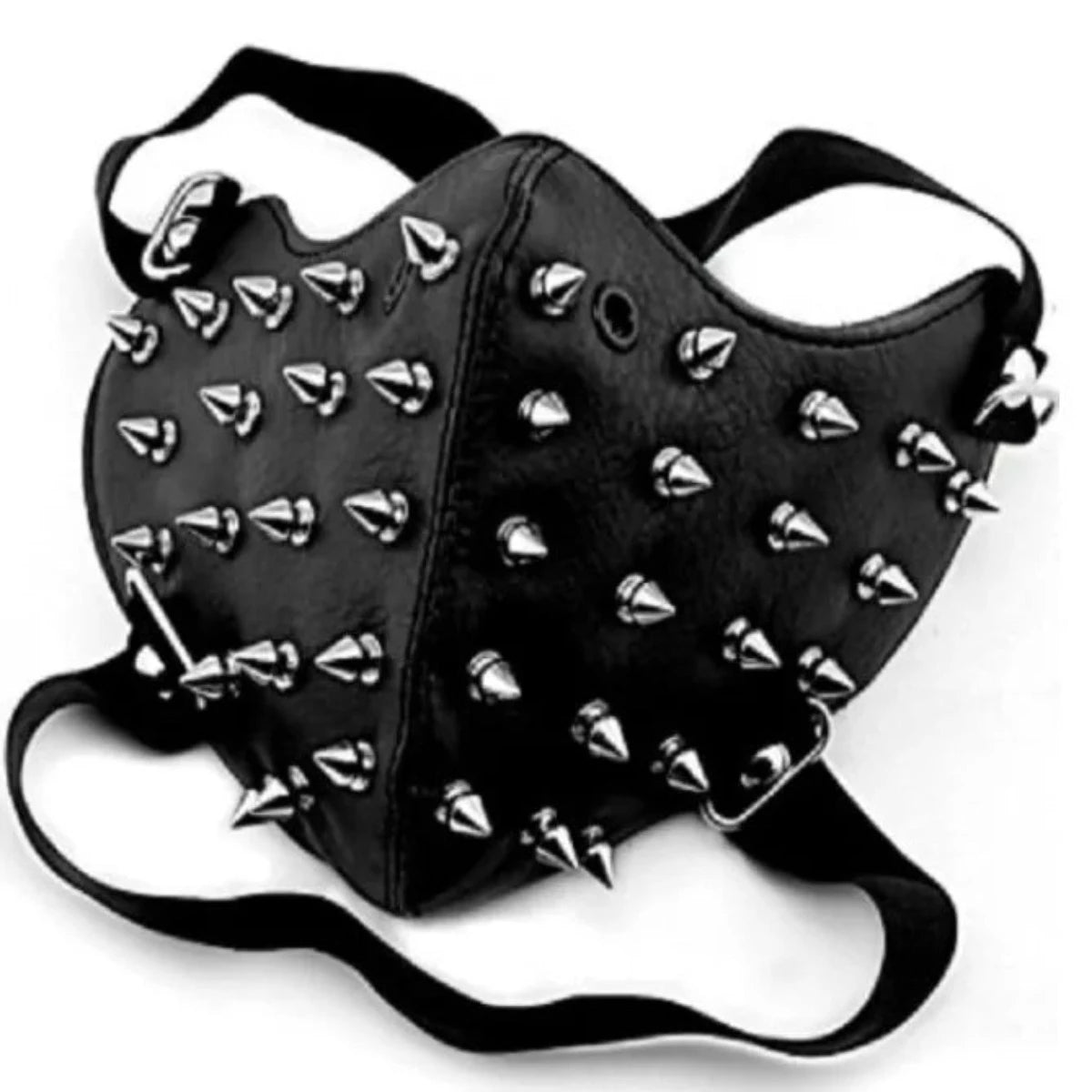 Leather Motorcycle Punk Rivets Face Masks | American Legend Rider