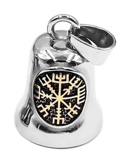 Alr™ Motorcycle Guardian Bell, Viking Vegvisir Compass