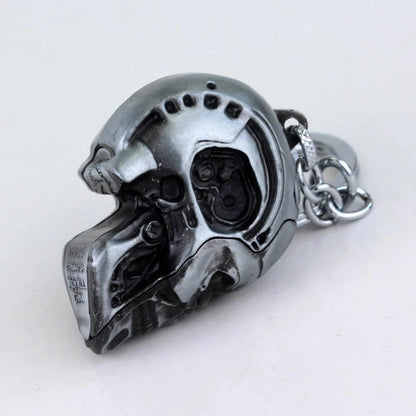 Movie Terminator 3D Skull Head Keychain Men Women Fashion Pendant Vintage Charm Key Ring Souvenir Accessories Gift Wholesale