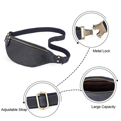 ALR™ Crazy Horse Leather Waist Pack