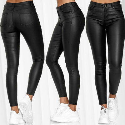 Alr™ Women's Slim Fit Biker Leather Pants