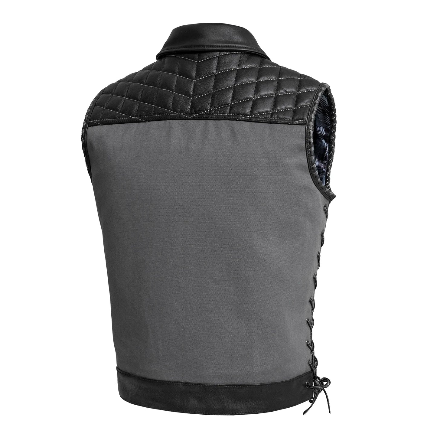 Iron Nomad Men's Leather Vest (Limited Edition) Men's Leather Vest Vests