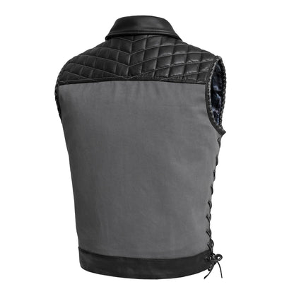 Iron Nomad Men's Leather Vest (Limited Edition) Men's Leather Vest Vests