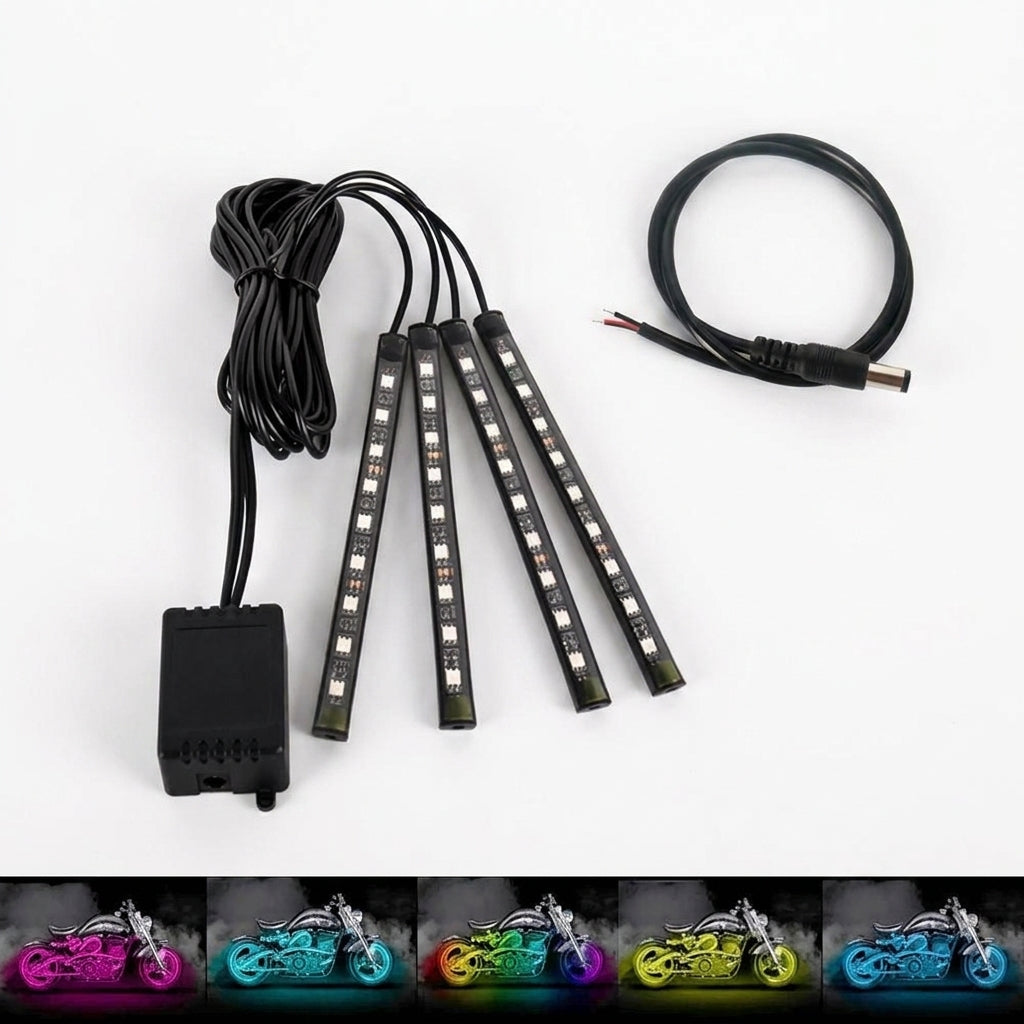 Motorcycle Led Lights - Motorcycle LED Neon Strip Light Moto Wireless